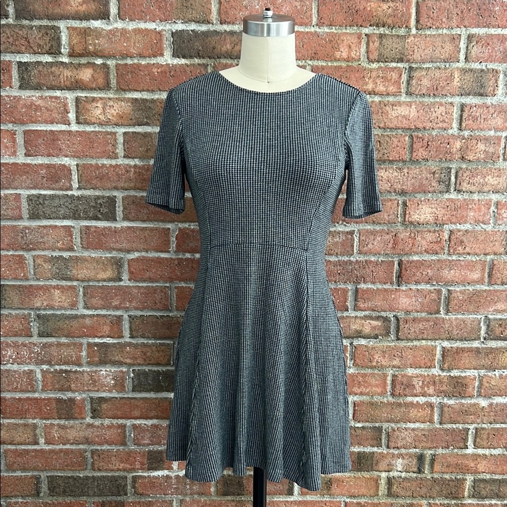 Theory Black and grey Houndstooth Dress size 4